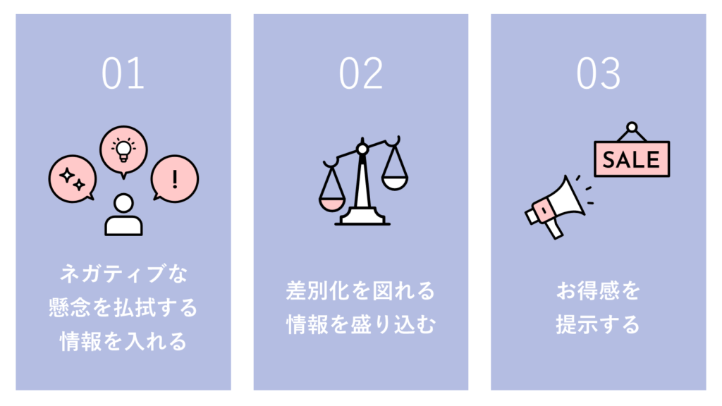 行動喚起するためにチラシで重要なポイント3つ